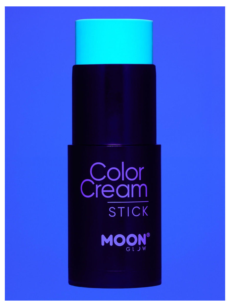 Moon Glow - Neon UV ColorCream Stick, Intense Blue - 3