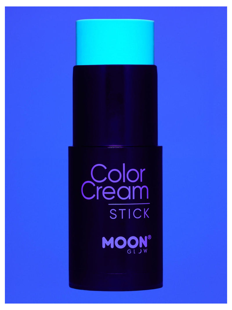 Moon Glow - Neon UV ColorCream Stick, Intense Blue - 3