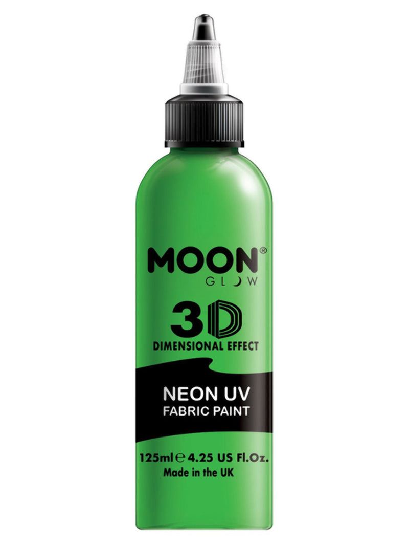 Moon Glow - Neon UV Intense Fabric Paint, Green - 1