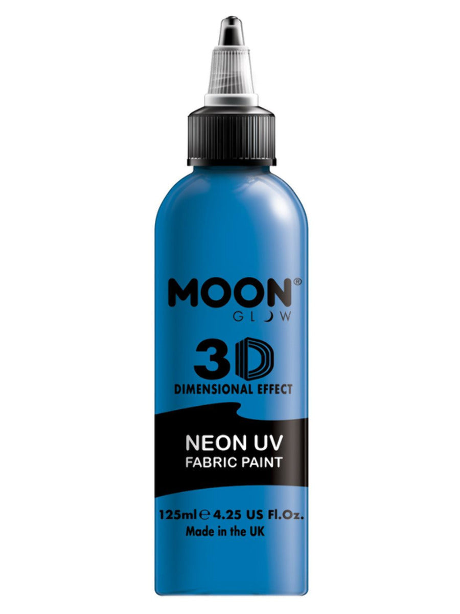 Moon Glow - Neon UV Intense Fabric Paint, Blue - 1