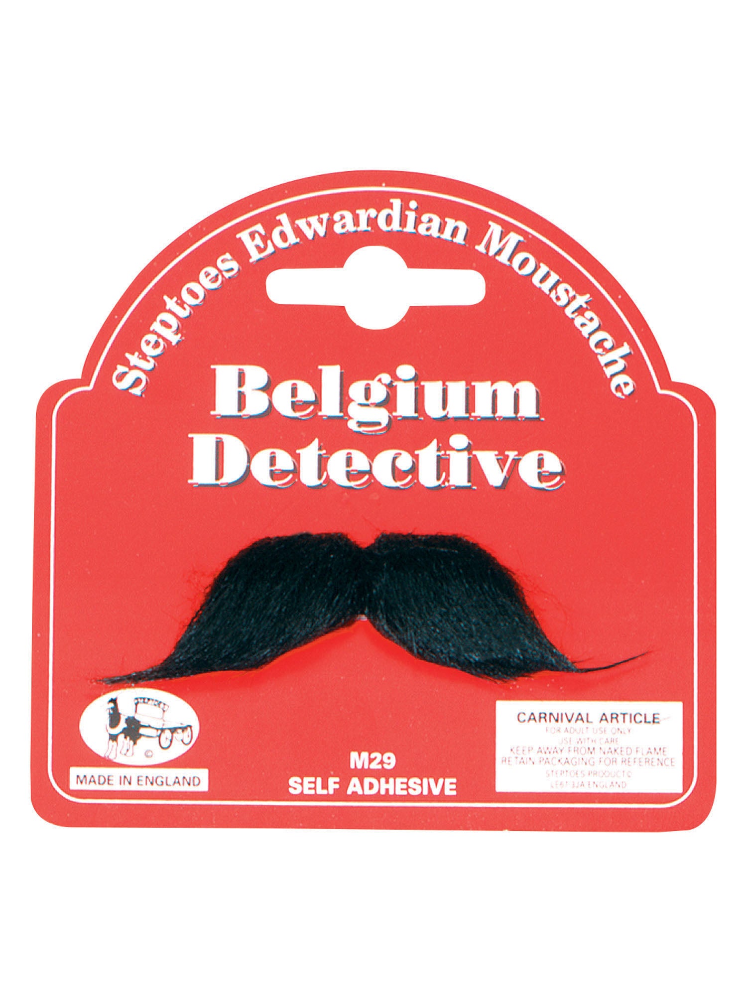 Belgium Detective Moustache