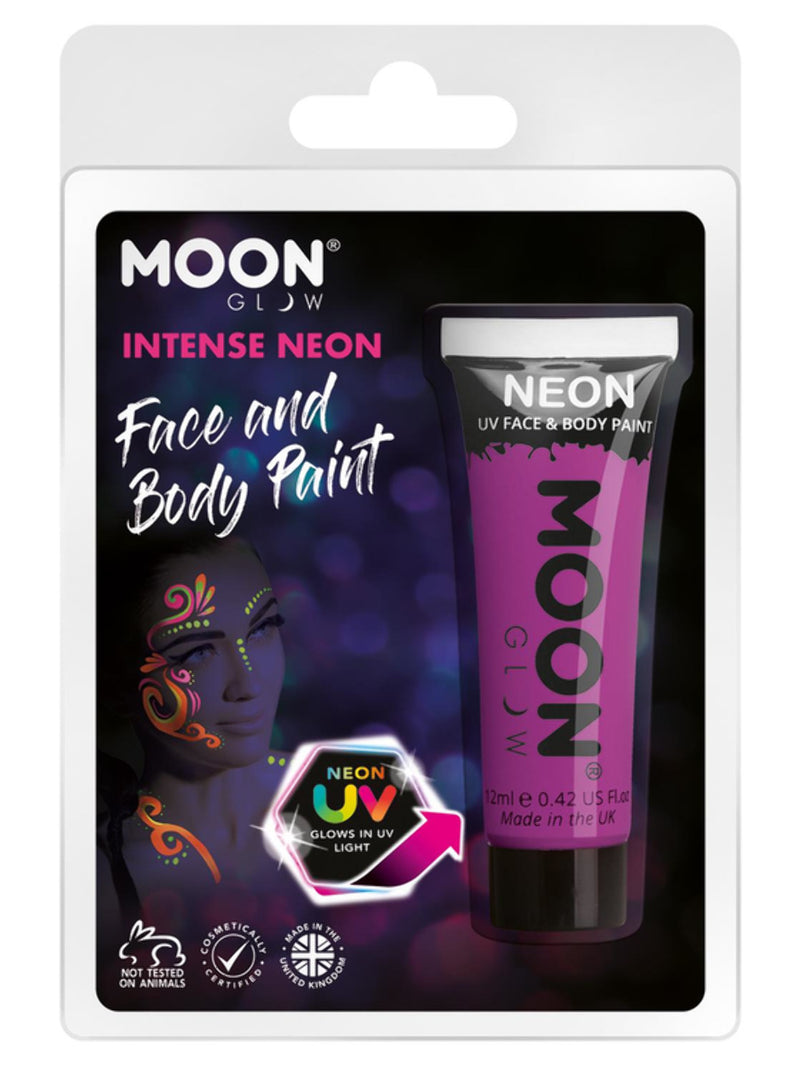 Moon Glow Intense Neon UV Face Paint, Instense Pur - 1