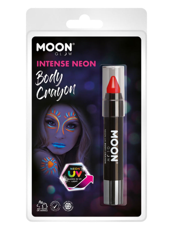 Moon Glow Intense Neon UV Body Crayons, Intense Re - 2