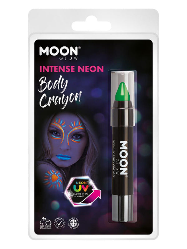Moon Glow Intense Neon UV Body Crayons, Intense Gr - 2