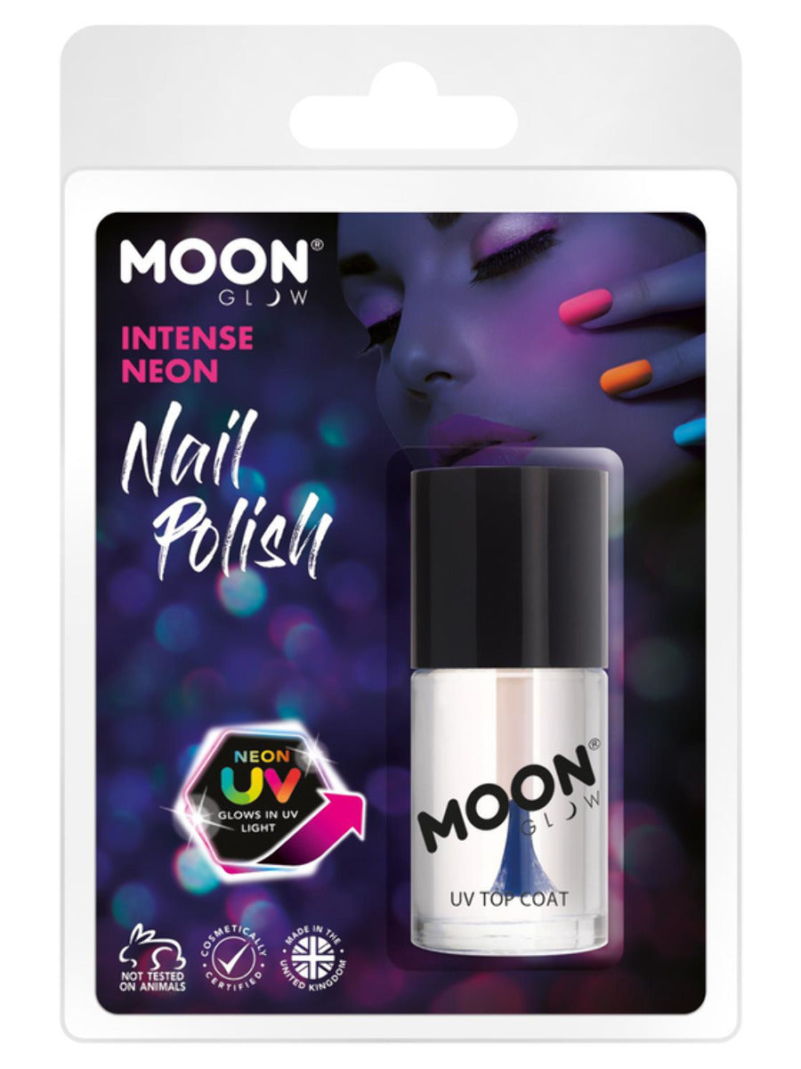 Moon Glow UV Reactive Top Coat, Clear - 1