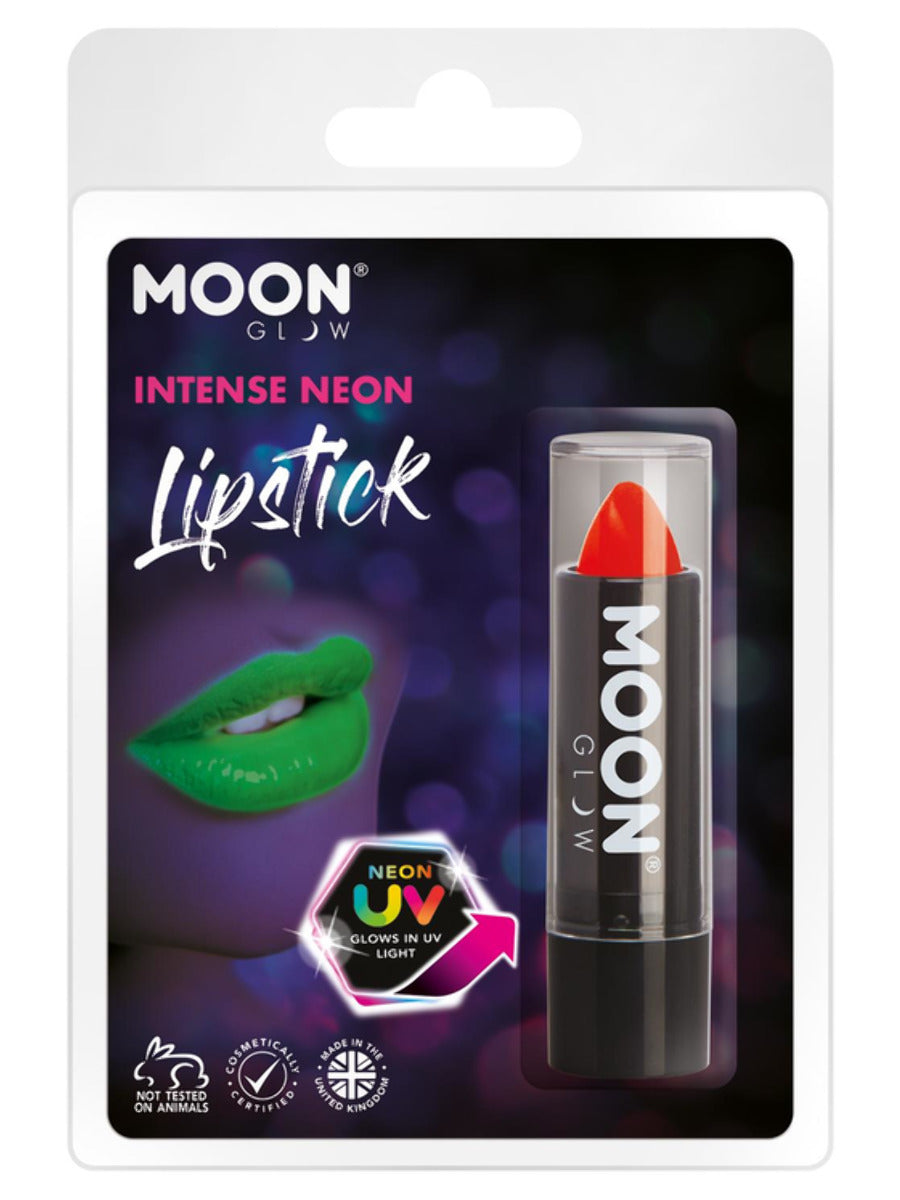 Moon Glow Intense Neon UV Lipstick, Intense Red - 1