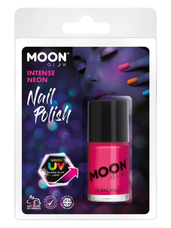Moon Glow Intense UV Nail Polish, Intense Pink - 2