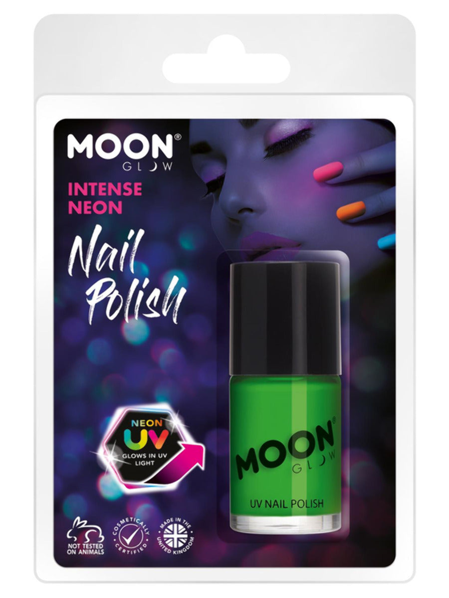 Moon Glow Intense Neon UV Nail Polish, Intense Gre - 1