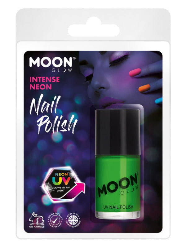 Moon Glow Intense Neon UV Nail Polish, Intense Gre - 2