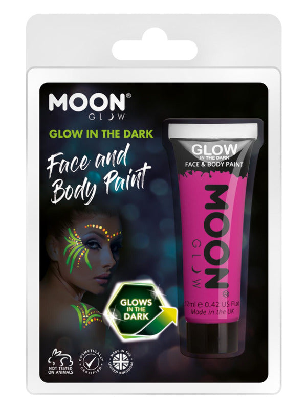 Moon Glow - Glow in the Dark Face Paint, Purple - 2