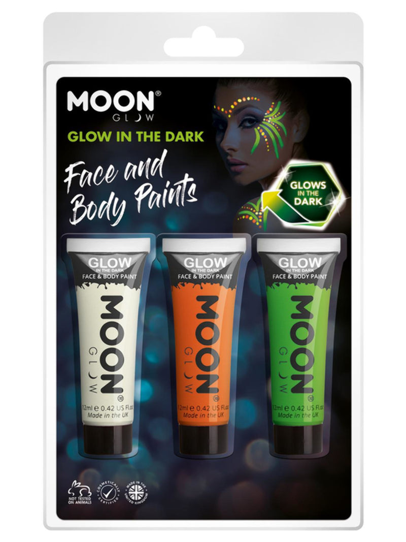 Moon Glow - Glow in the Dark Face Paint,  - 1