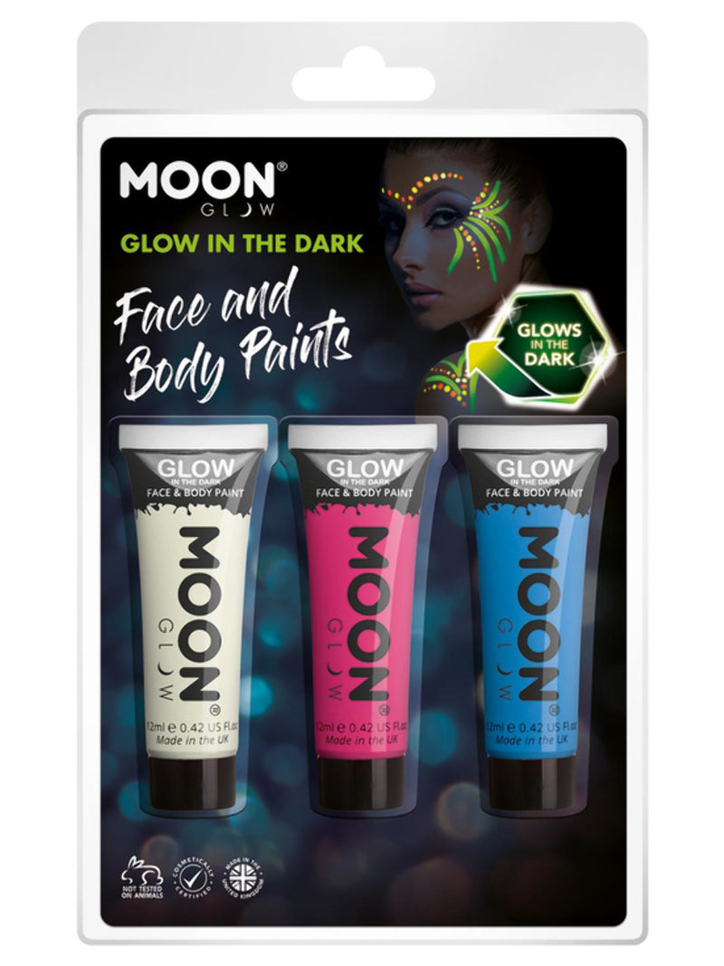 Moon Glow - Glow in the Dark Face Paint,  - 1