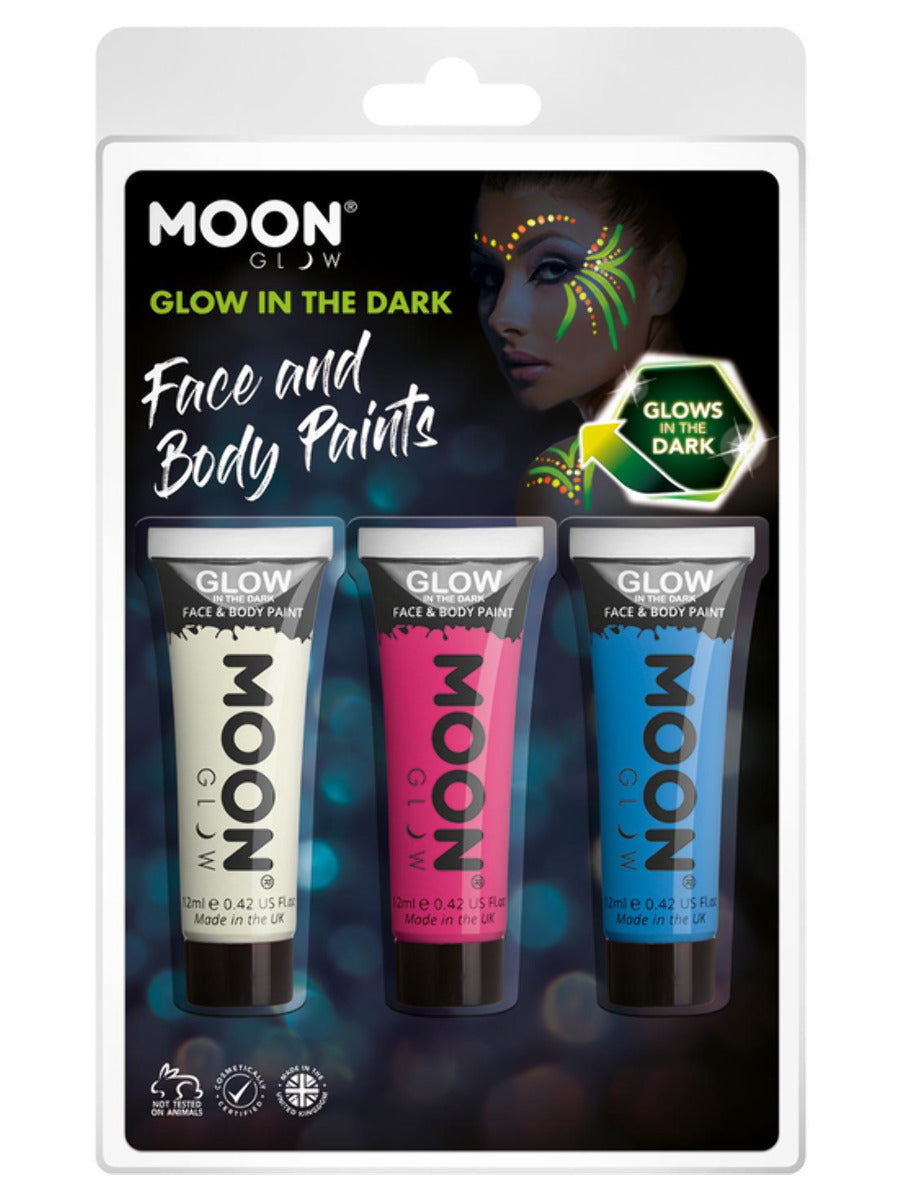 Moon Glow - Glow in the Dark Face Paint,  - 1