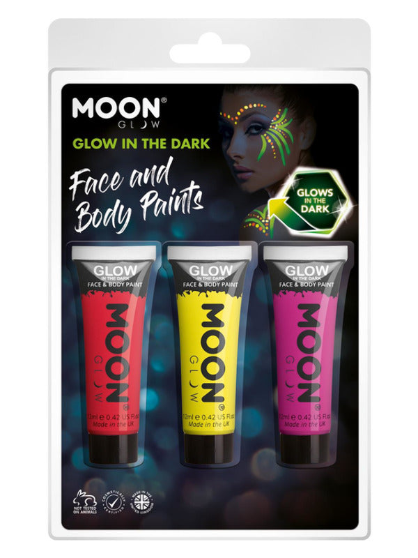 Moon Glow - Glow in the Dark Face Paint,  - 2