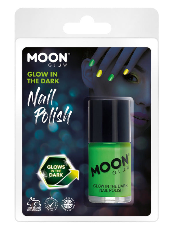 Moon Glow - Glow in the Dark Nail polish, Green - 2