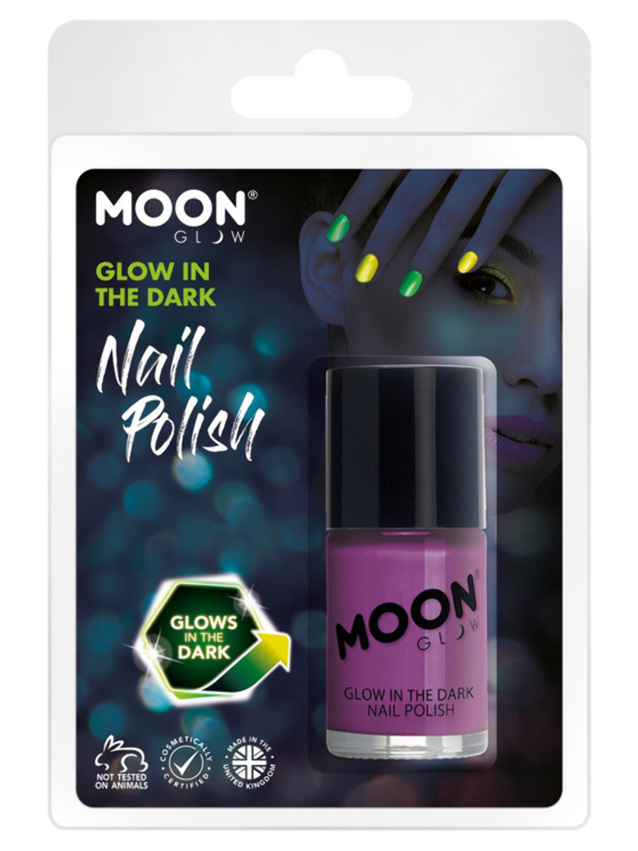 Moon Glow - Glow in the Dark Nail Polish, Purple - 1