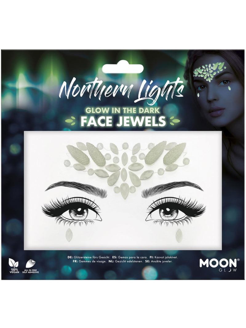 Moon Glow Face Jewels, Northern Lights - 1
