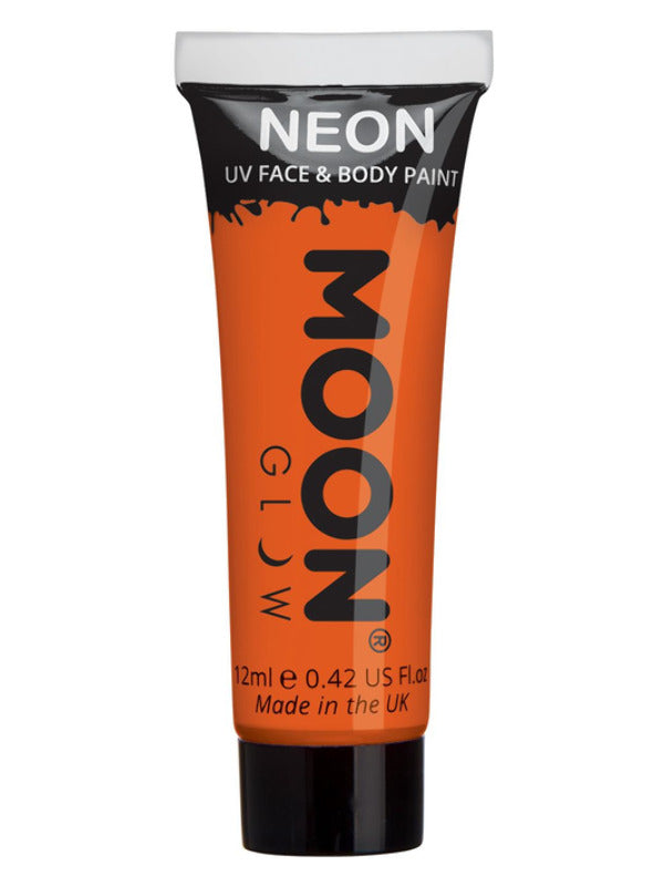 Moon Glow Intense Neon UV Face Paint, Intense Oran - 2