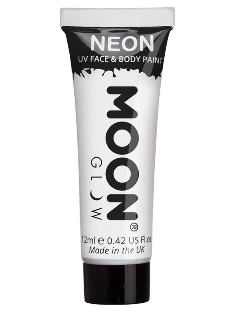 Moon Glow Intense Neon UV Face Paint, White - 1