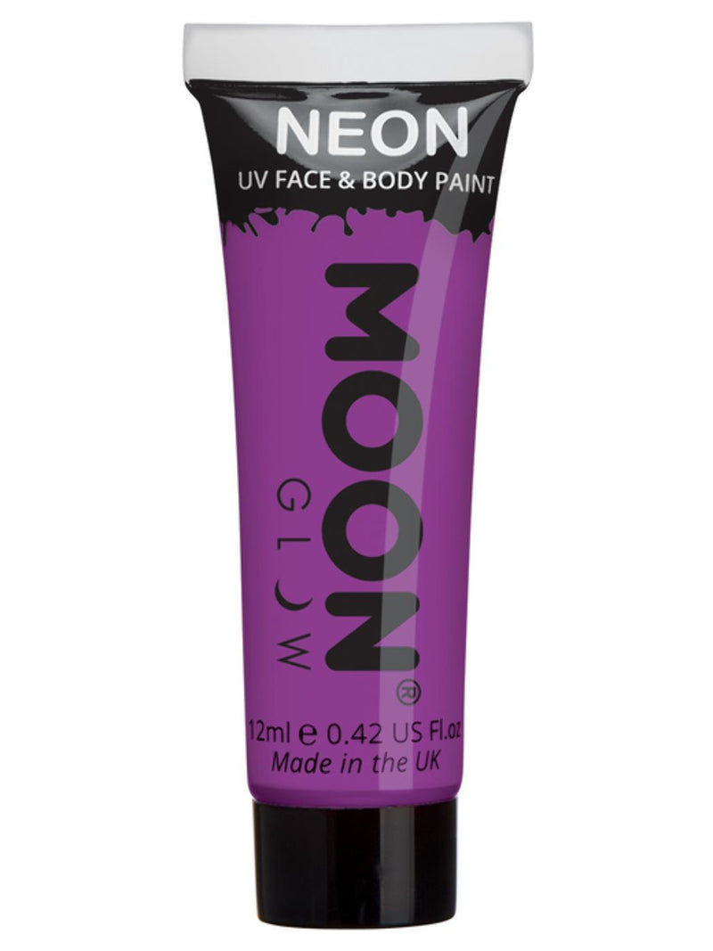 Moon Glow Intense Neon UV Face Paint, Intense Purp - 1