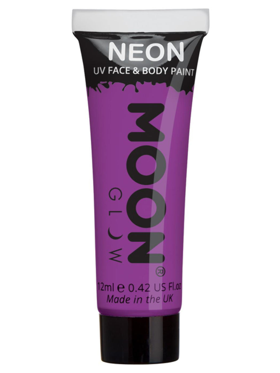 Moon Glow Intense Neon UV Face Paint, Intense Purp - 1