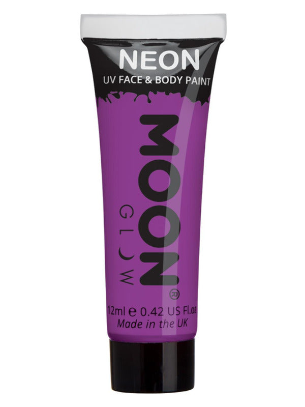 Moon Glow Intense Neon UV Face Paint, Intense Purp - 2