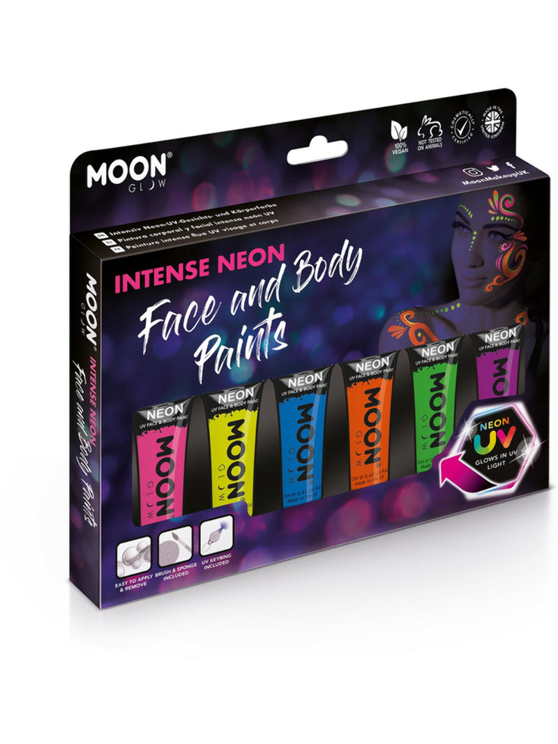 Moon Glow Intense Neon UV Face Paint, Assorted - 1