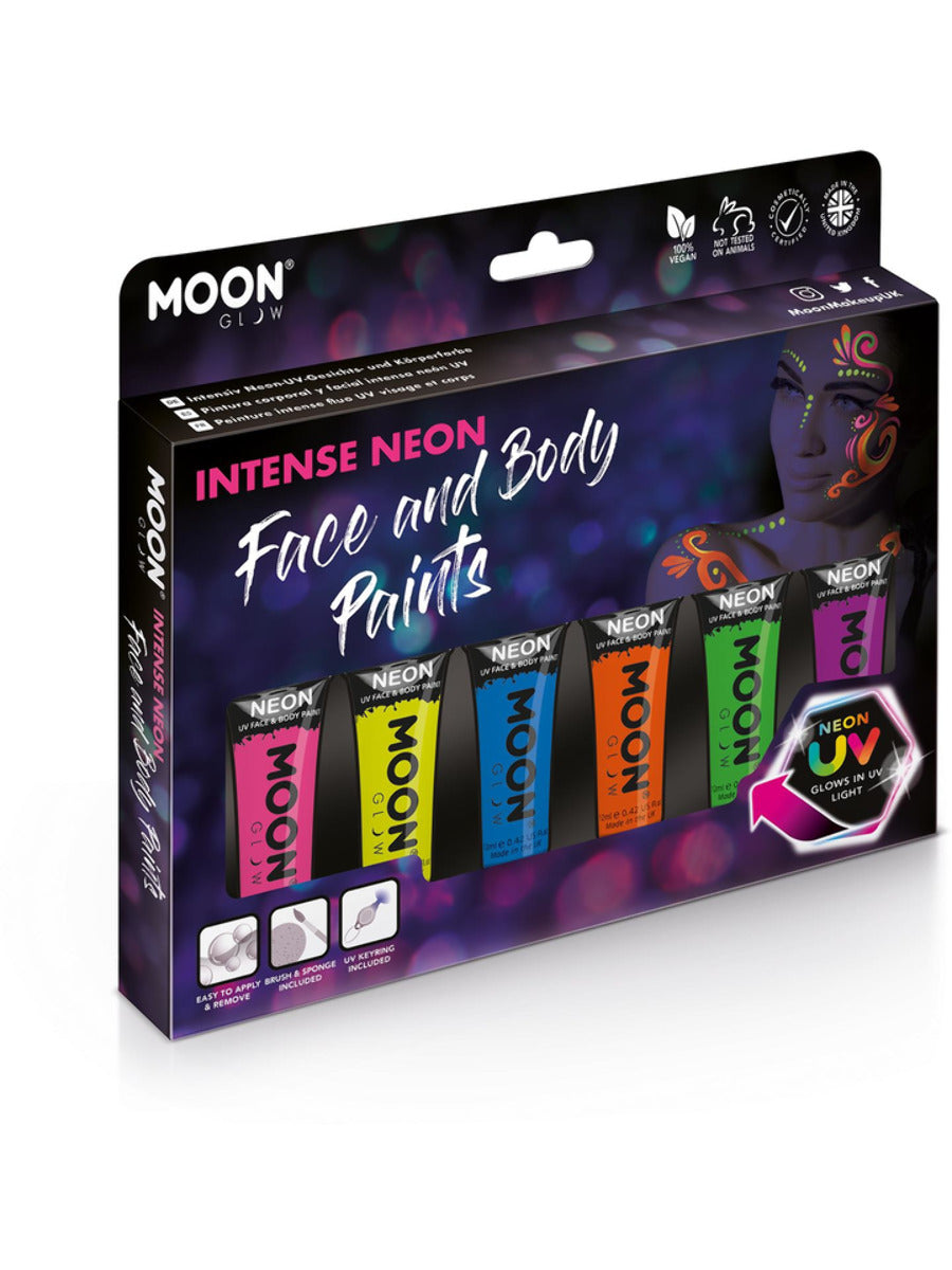 Moon Glow Intense Neon UV Face Paint, Assorted - 1