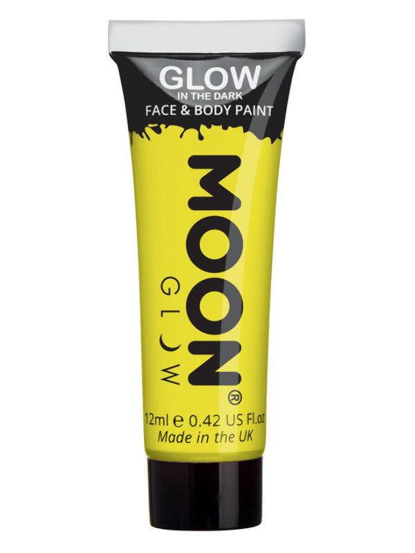 Moon Glow - Glow in the Dark Face Paint, Yellow - 2