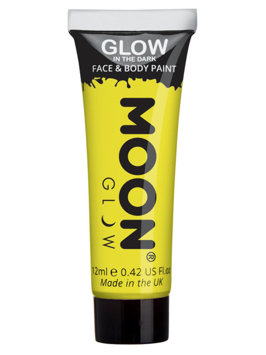 Moon Glow - Glow in the Dark Face Paint, Yellow - 1