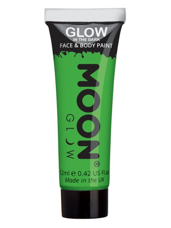 Moon Glow - Glow in the Dark Face Paint, Green - 2