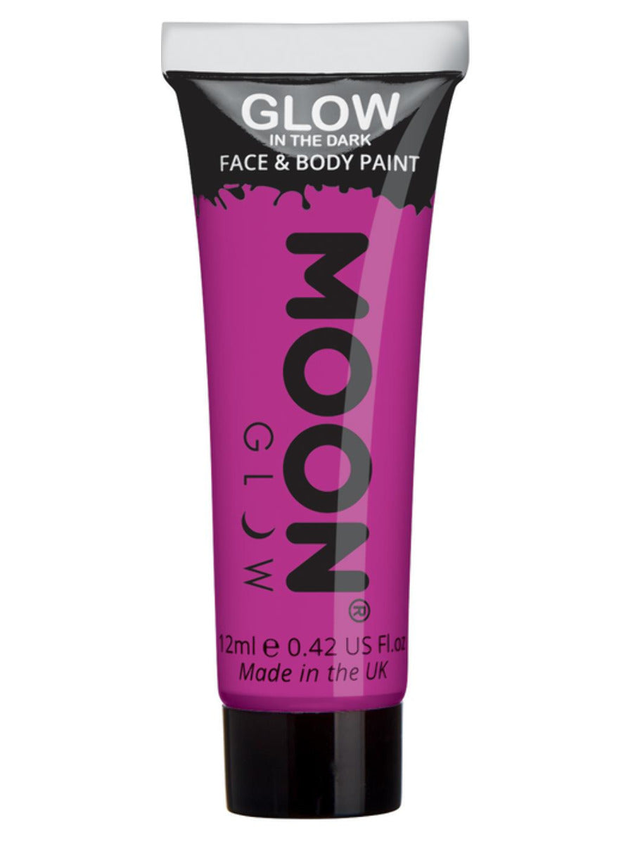 Moon Glow - Glow in the Dark Face Paint, Purple - 1