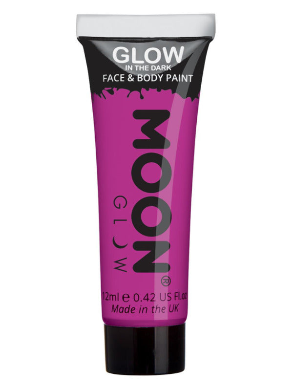Moon Glow - Glow in the Dark Face Paint, Purple - 2