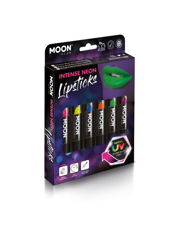 Moon Glow Intense Neon UV Lipstick, Assorted - 2