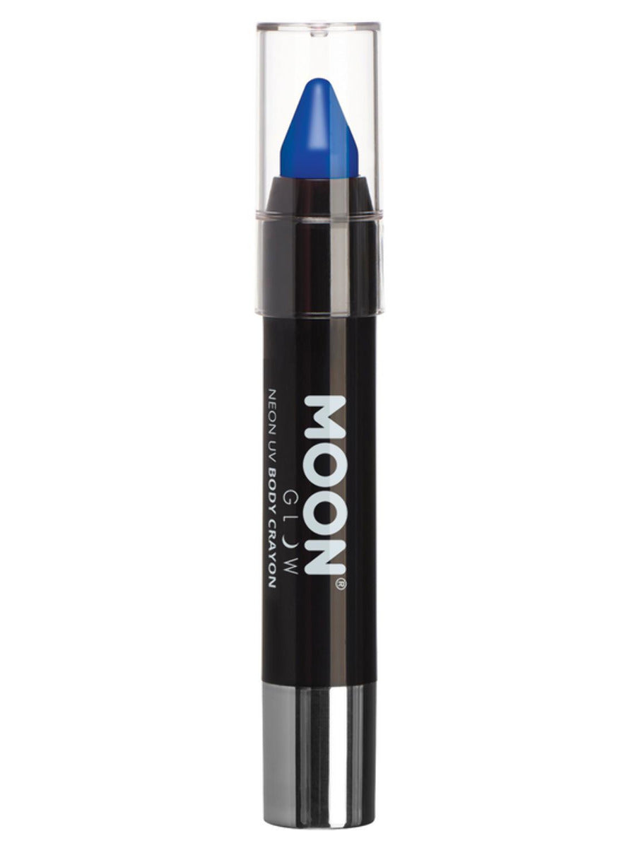 Moon Glow Intense Neon UV Body Crayons, Intense Bl - 1