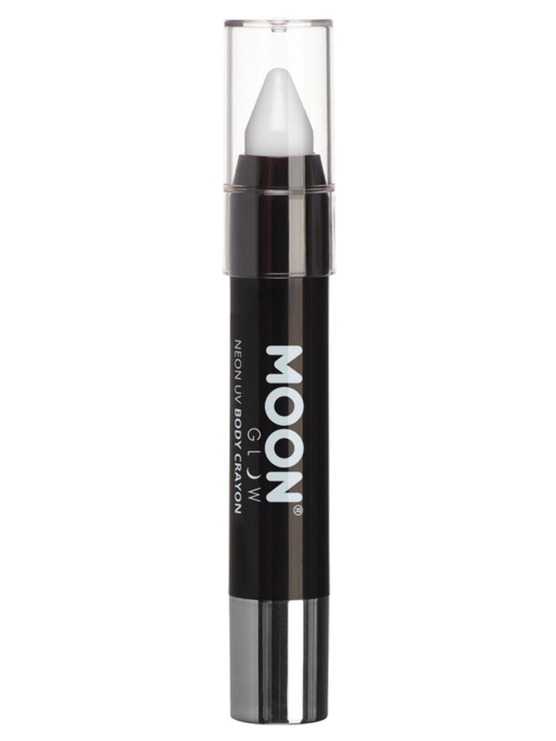 Moon Glow Intense Neon UV Body Crayons, White - 1