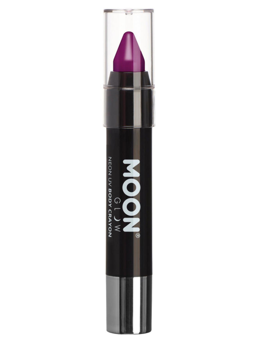 Moon Glow Intense Neon UV Body Crayons, Intense Pu - 1