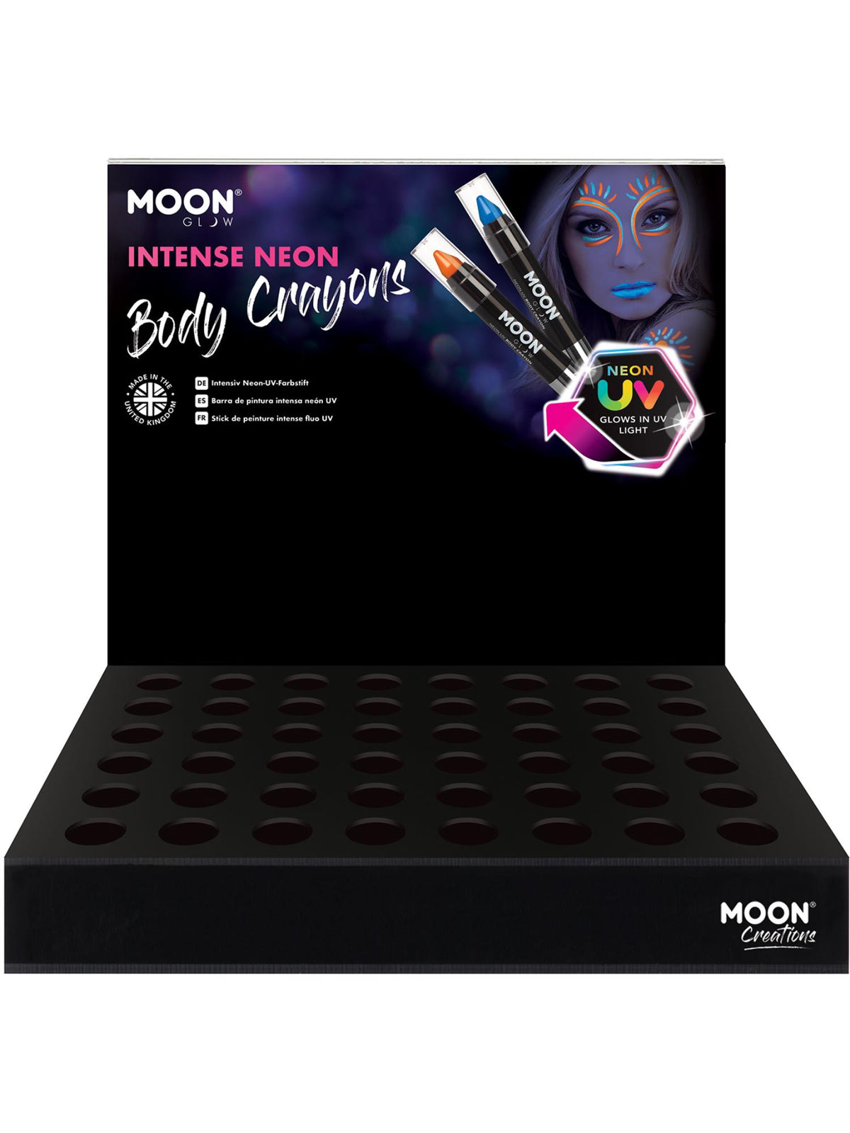 Moon Glow Intense Neon UV Body Crayons, 1