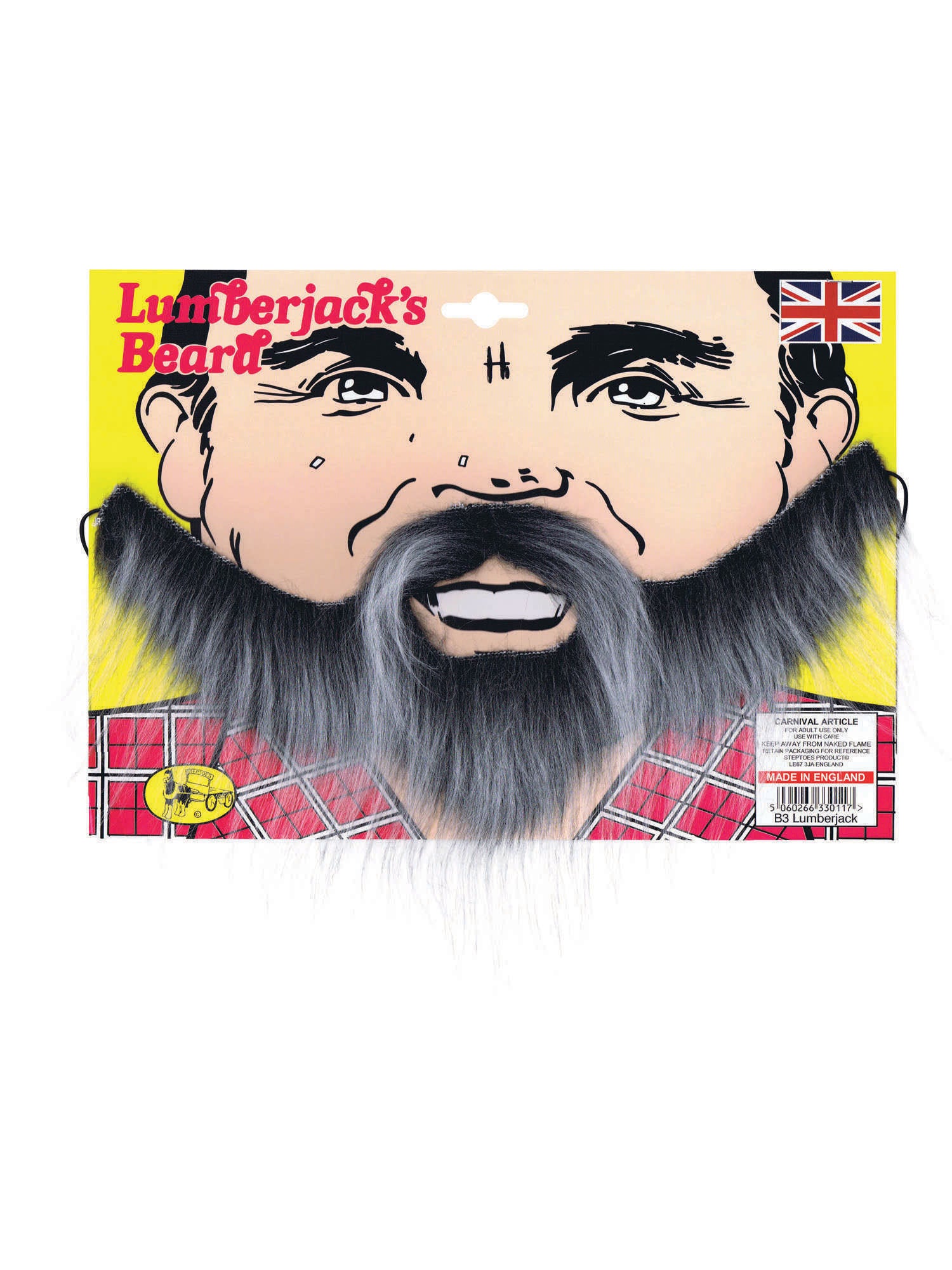 Lumberjack Beard. Grey