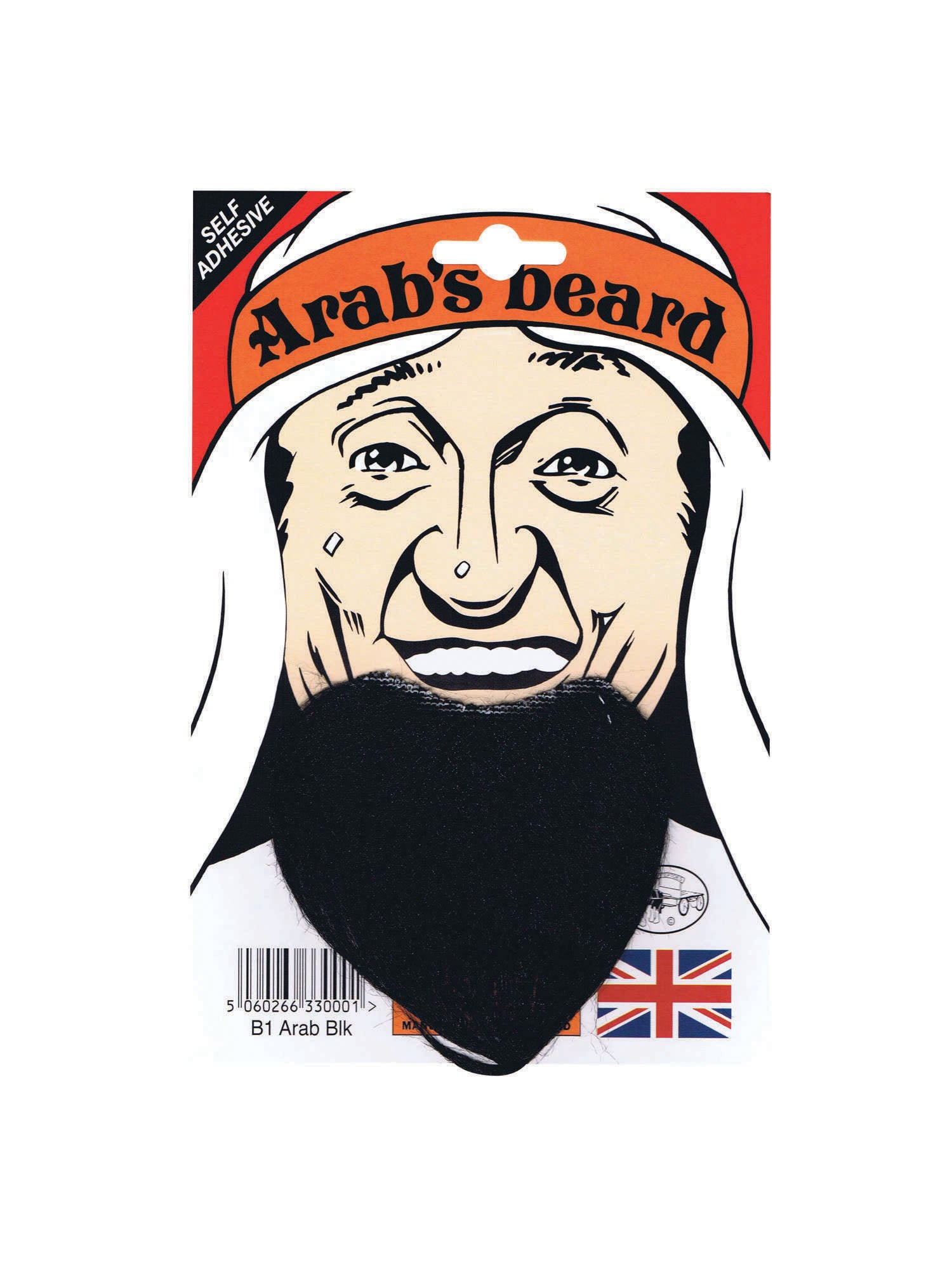 Goatee/Arab Beard. Black