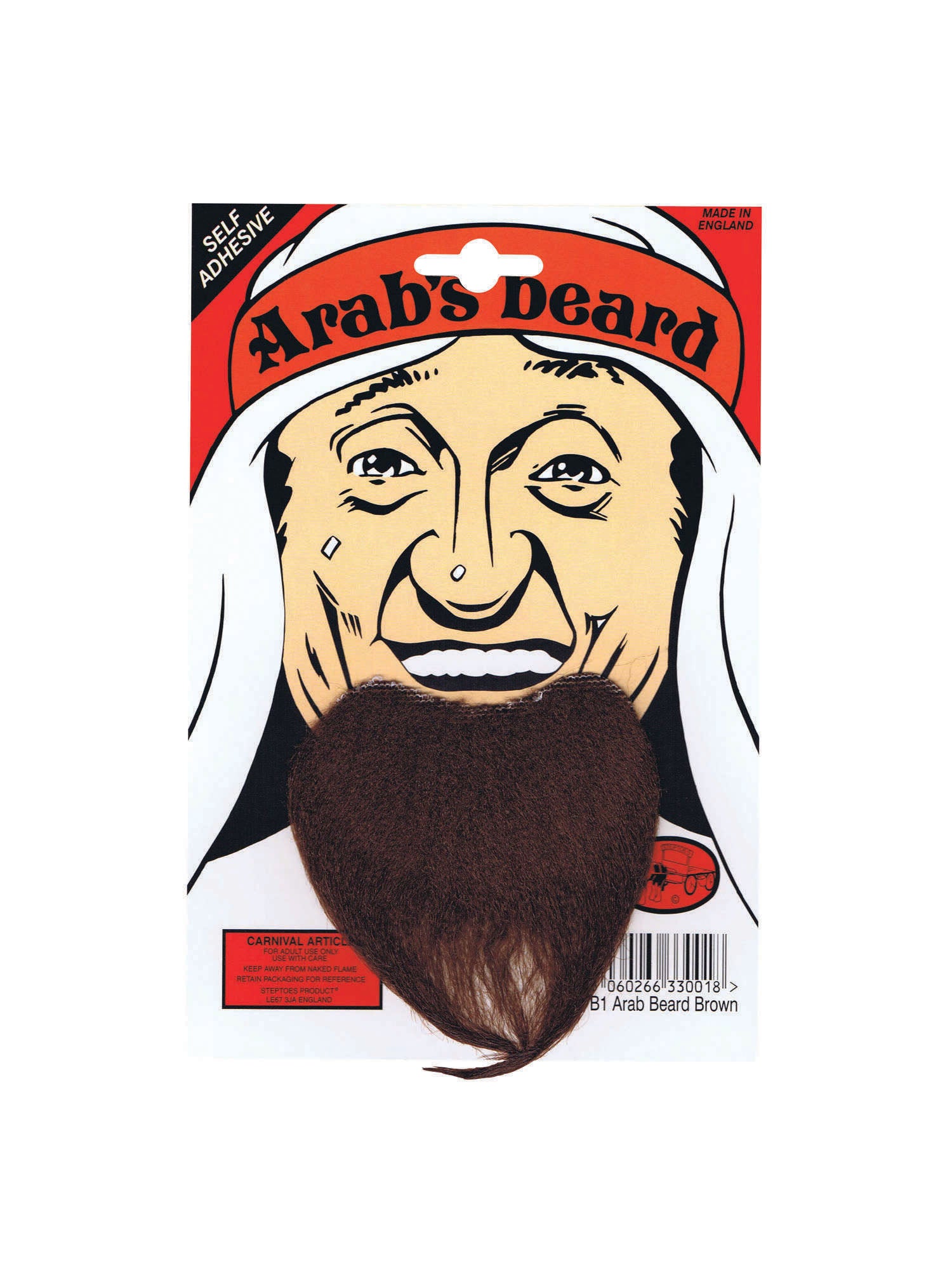 Goatee/Arab Beard. Brown