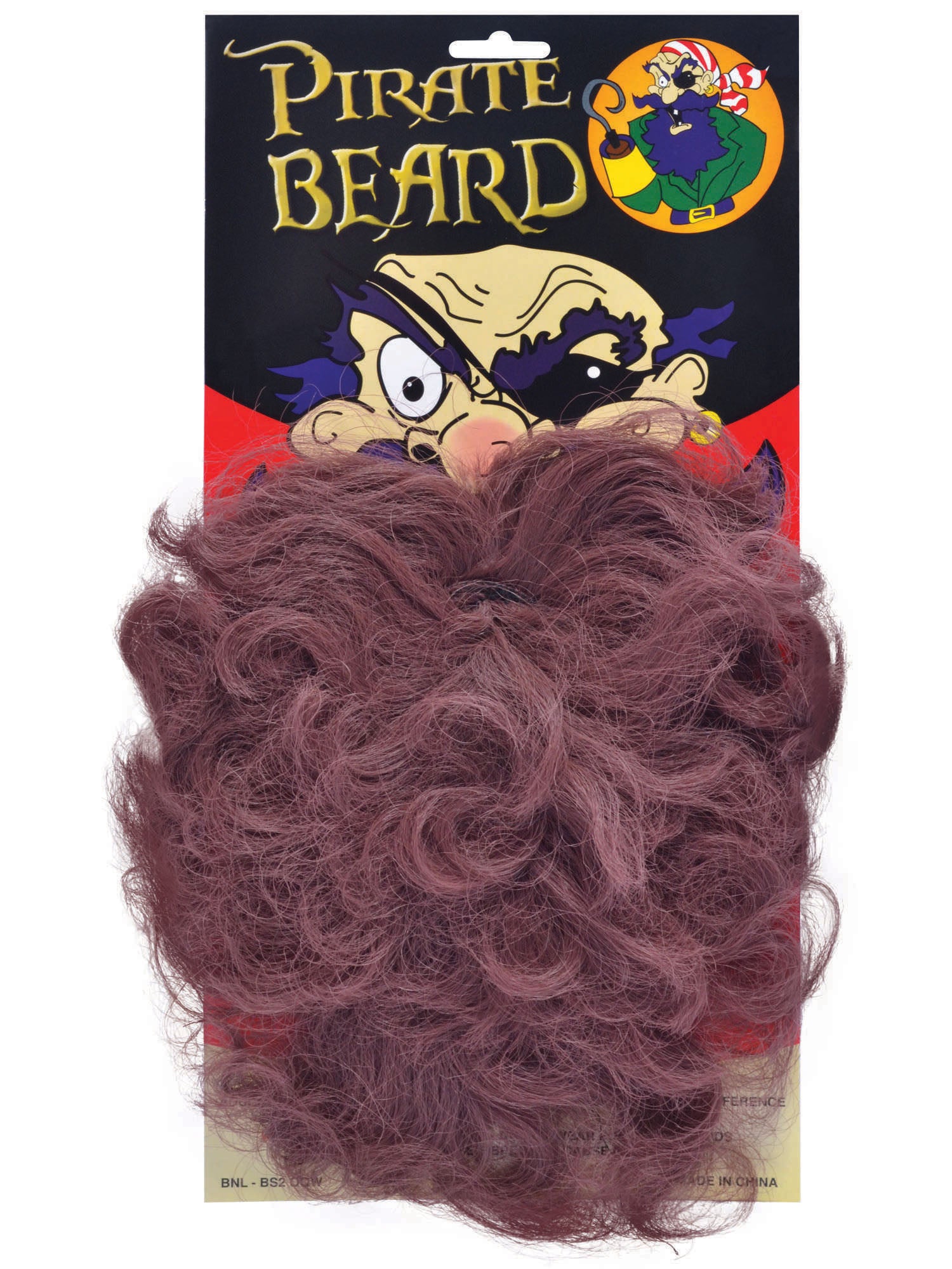 Pirate Beard. Wavy Brown