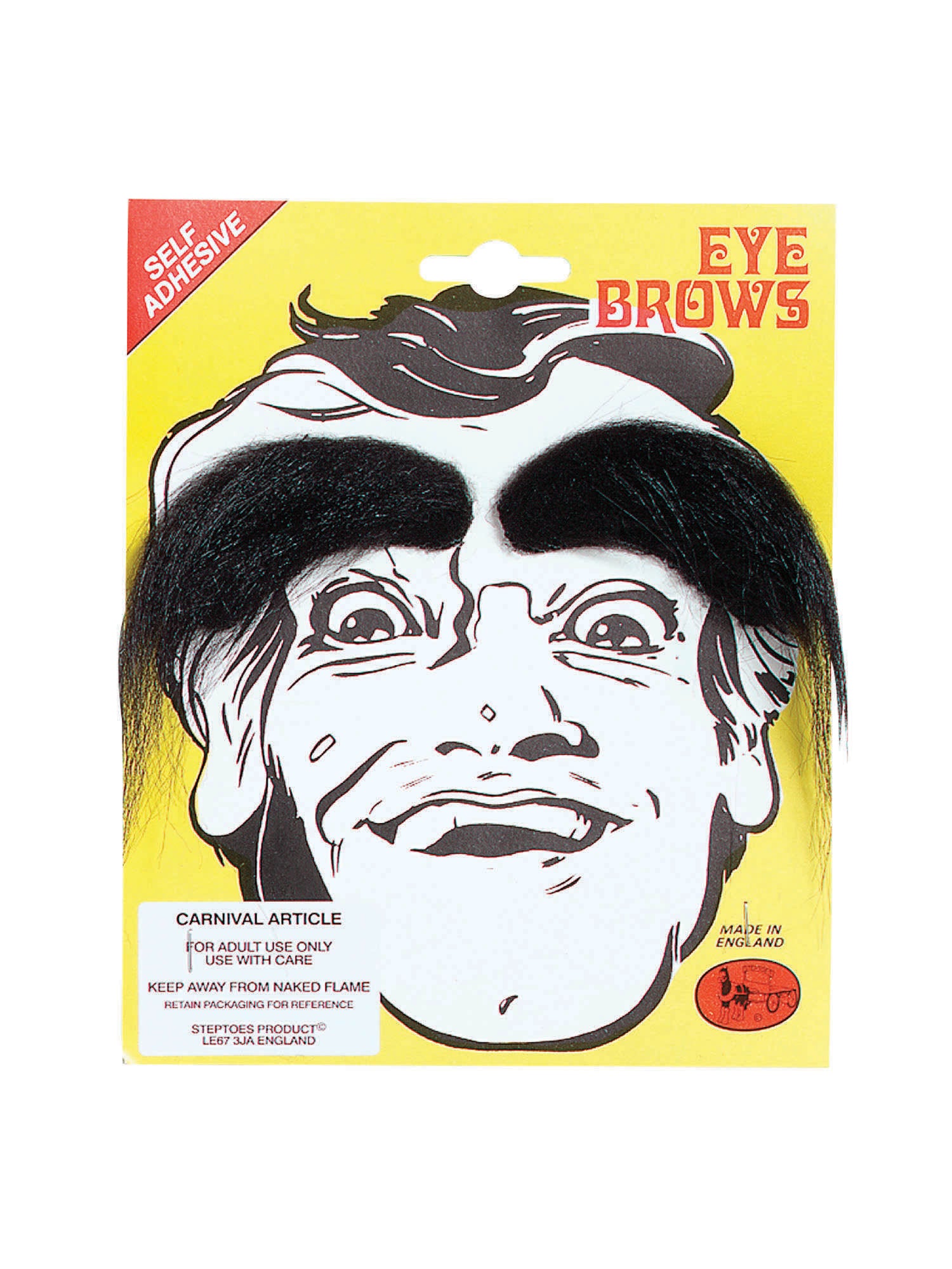 Eyebrows. Black