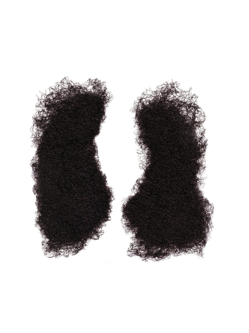 Mutton Chops. Black