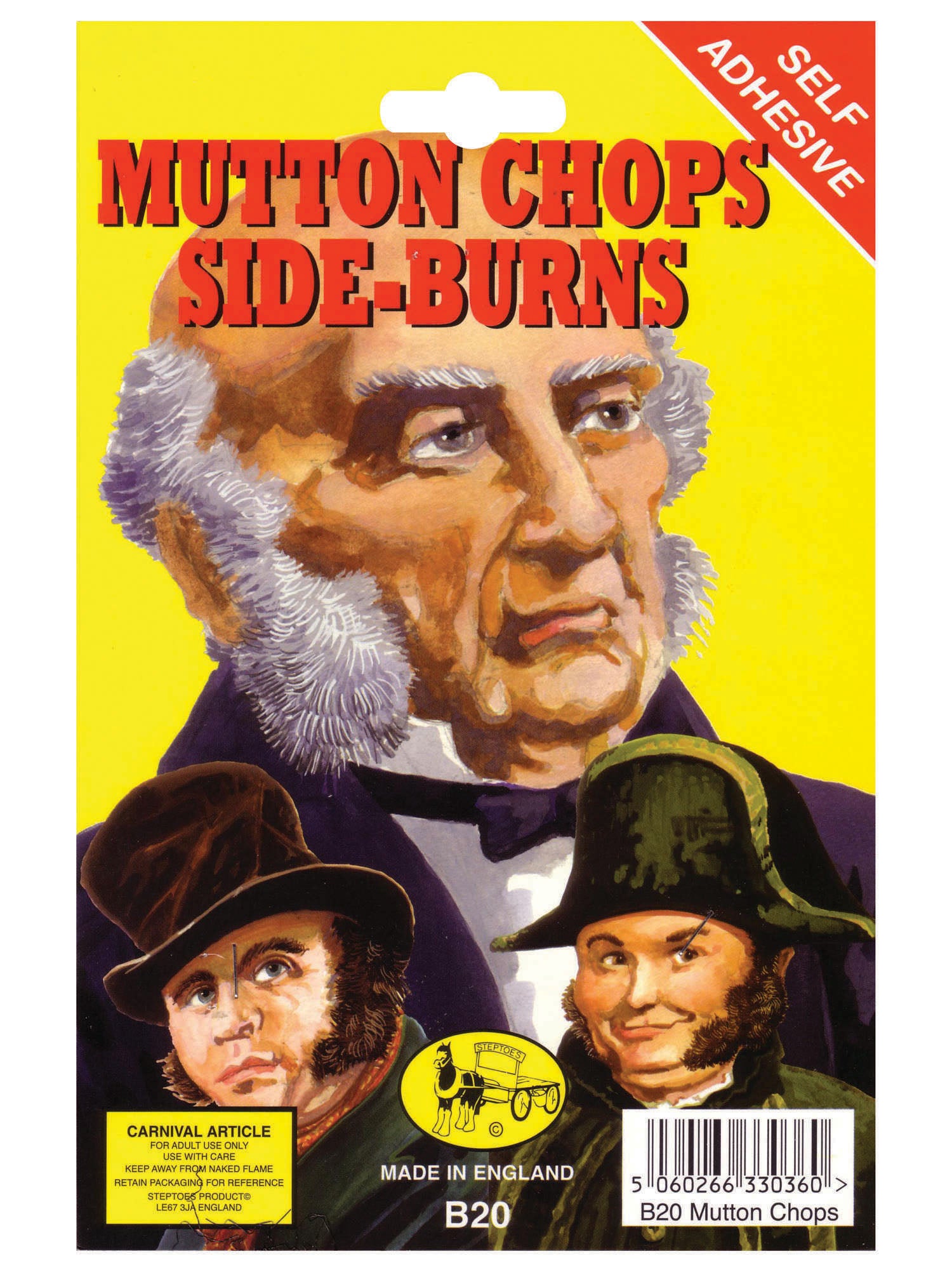 Mutton Chops. Black