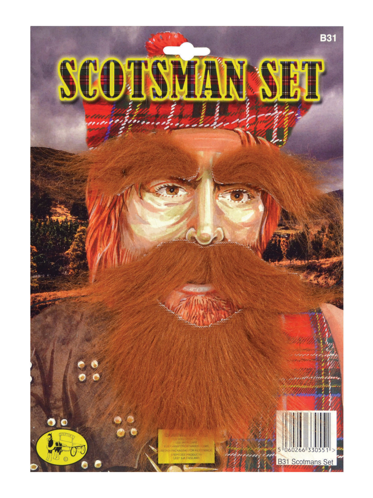 Scotsman Set (Beard, Tash, Eyebrows) 1