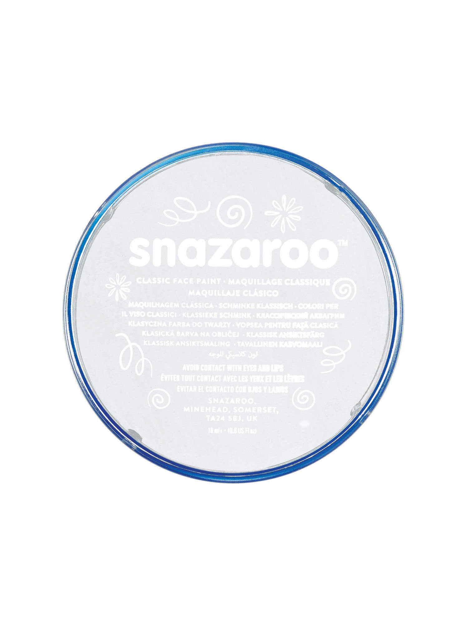 Snazaroo White /000 (Single)