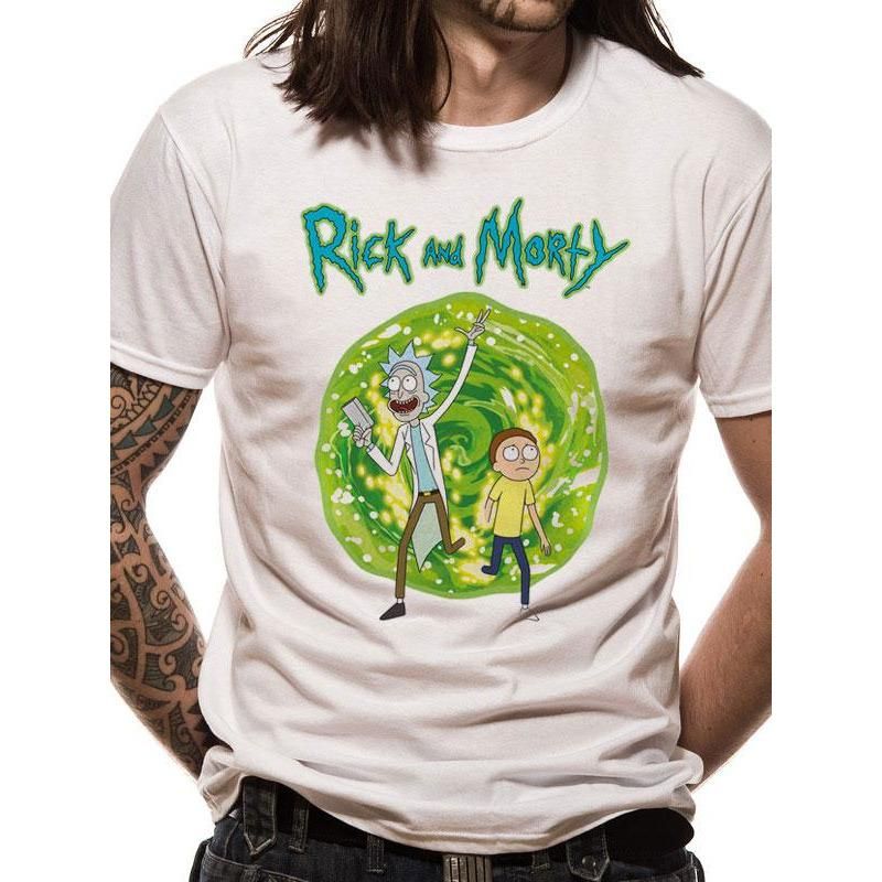 Rick And Morty Portal Front Only Unisex T-Shirt