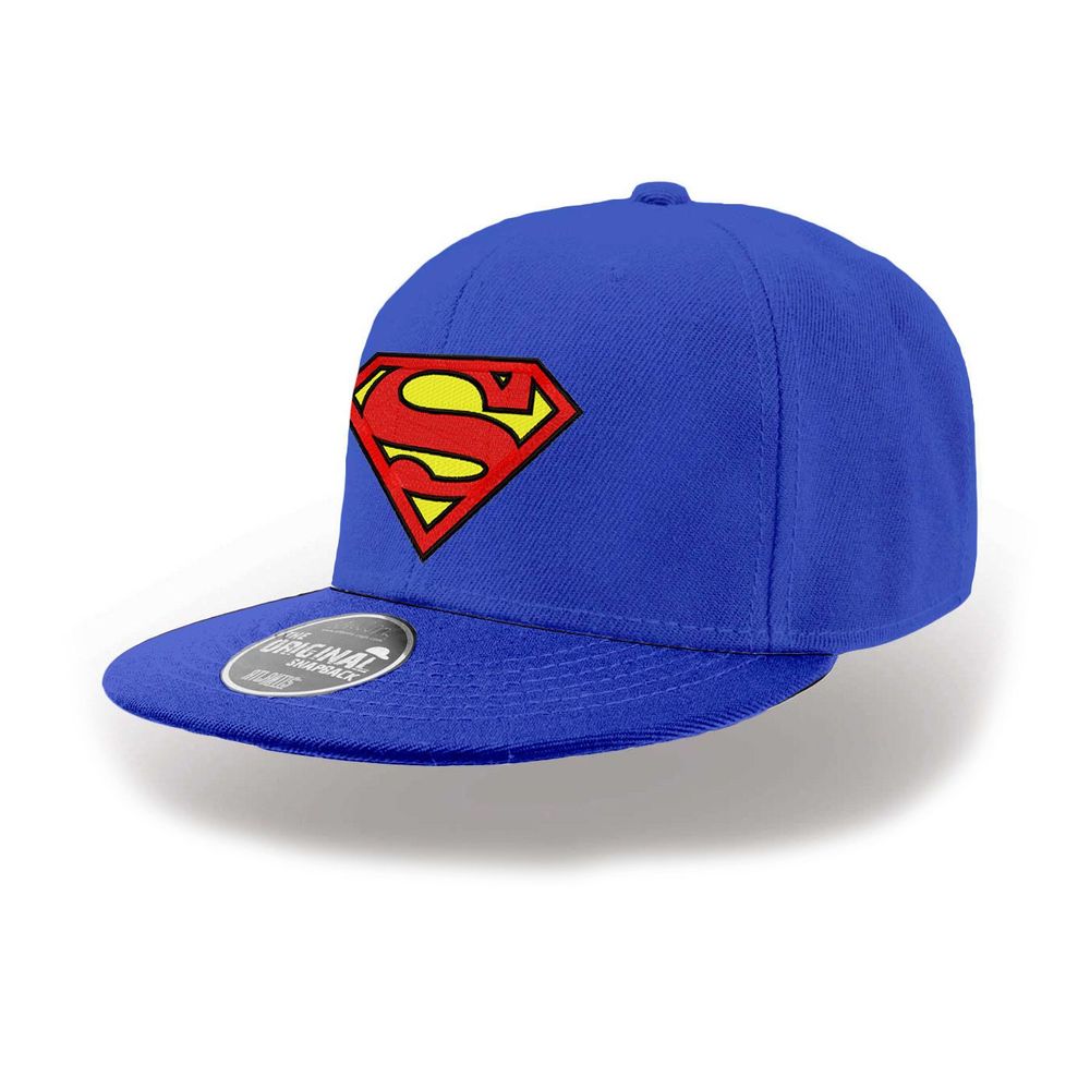 Superman Logo Snapback Cap