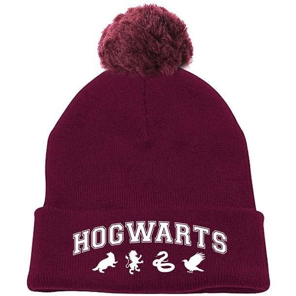 Harry Potter Hogwarts Pom Pom Beanie